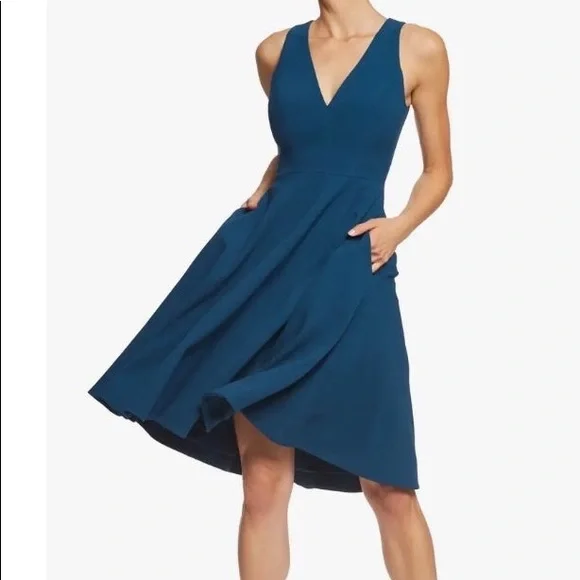 Dress the Population Catalina Dress - BLUE - L Dress the Population Catalina Dress - BLUE - L